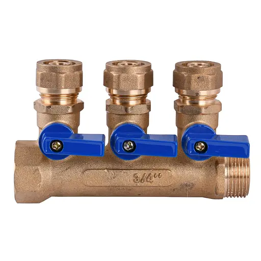 Коллектор Cristal 3/4х16″ 3-ой с перекрыванием (NM-1018) 000001359 - фото 1