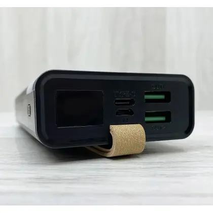 Портативний зовнішній акумулятор XO PR129 20000mAh (PD20W+QC22.5W) Чорний - фото 9