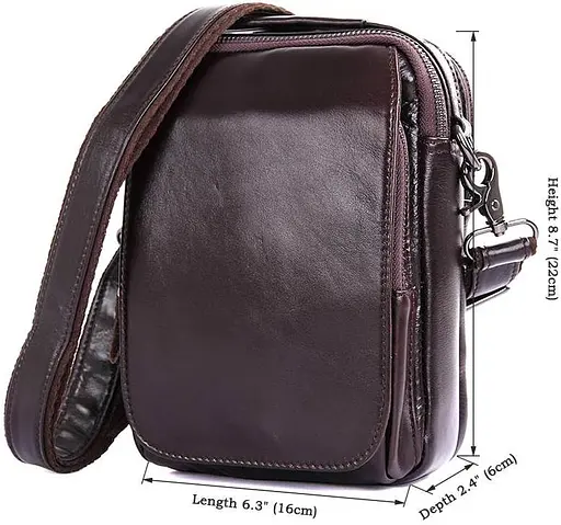 Чоловіча шкіряна сумка Vintage 16х22х6 см sum0012599 - фото 8