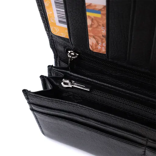 Кожаный женский кошелек ST Leather 18.5х9.5х3.5 см acs0029411 - фото 8