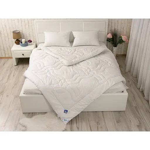Набір ковдра та 2 подушки Еліт білий (172.29ШЕУ_Білий) - фото 3