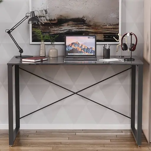 Письменный стол Ferrum-decor Серии Коннект 75x120x60 черный ДСП Сосна Кембра 16мм (FRD-104206)