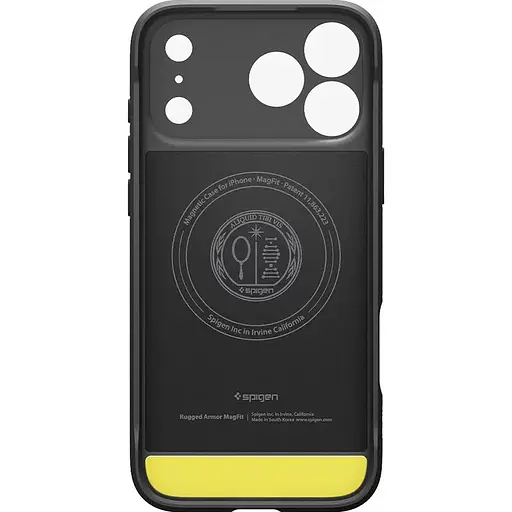 Чехол Spigen Rugged Armor with MagSafe для Apple iPhone 17 Pro Max Matte Black ACS10263 (148549) - фото 5
