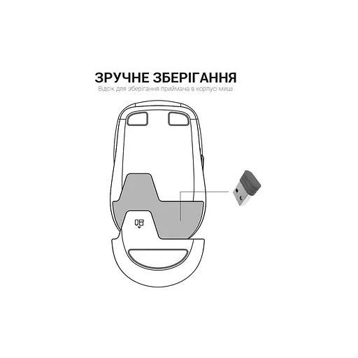 Мишка OfficePro M230P Silent Click Wireless/Bluetooth Pink (M230P) - фото 12