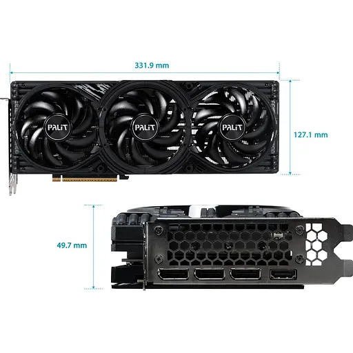 Видеокарта Palit GeForce RTX 5070 Ti GamingPro-S OC (NE7507TS19T2-GB2031U) UA [152330] - фото 9