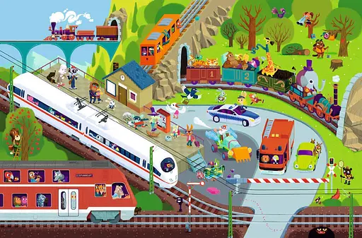 Книга Мой первый иммельбух. Поезда. Автор – Штефан Ломп (ARTBOOKS) - фото 4