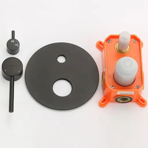 Душова система прихованого монтажу Yoka Studio 30 black + BOX BP.STUDIO 30 BLK, Чорний матовий - фото 10