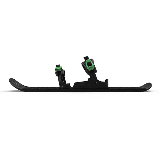 Санки-лижа Plastkon OneFoot Miniski чорна з зеленою (4110416104) - фото 3