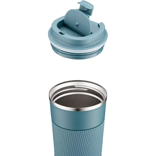 Термокружка Ardesto Urban 500 мл нержавеющая сталь темно-синяя - фото 6