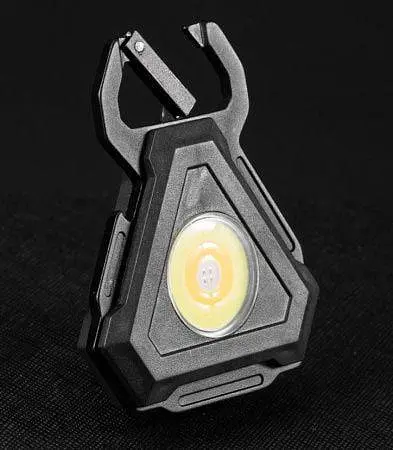 Міні ліхтарик брелок PL-413 COB Multifunctional кишеньковий світильник з карабіном з магнітом IP44 - фото 3