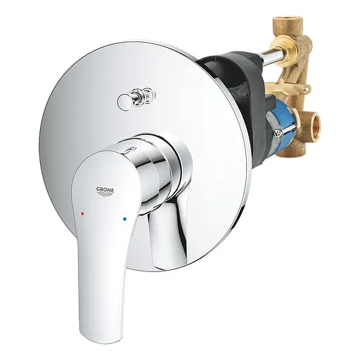 Скрытая душевая система Grohe Eurosmart New Tempesta 200 UA25183003, Хром - фото 9