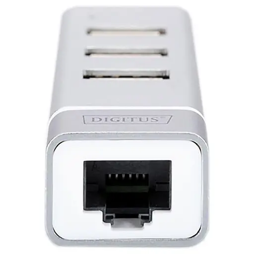 USB-Хаб Digitus USB-C 3xUSB-A/RJ45 (DA-70253) - фото 3