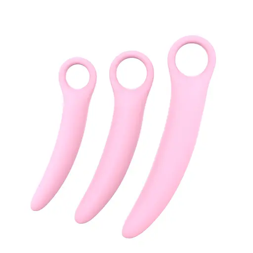 Набір фалоімітаторів Erospace Sweet Play A13 3 шт. рожевий - фото 2