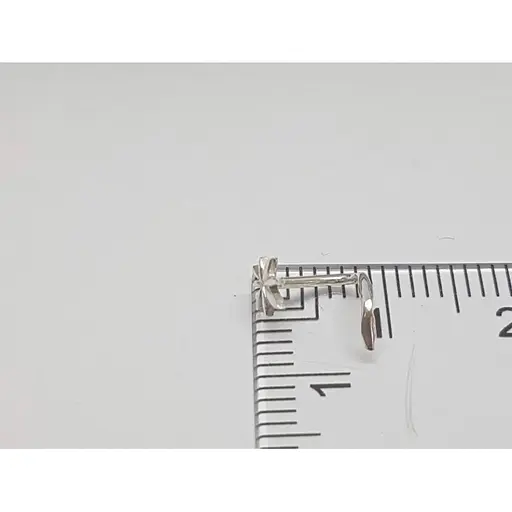 Срібна сережка-пірсинг в ніс Dear. 1001С - фото 4