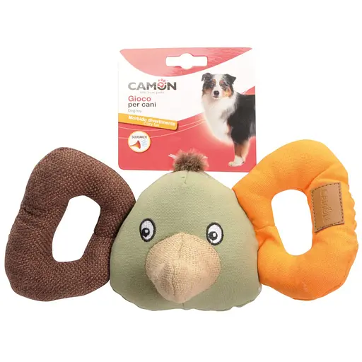 Іграшка для собак Camon слоник полотняний з пищалкою 30 см (AH4028)