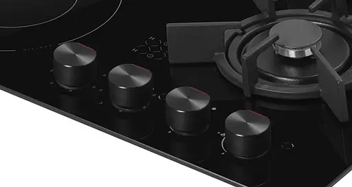 Варочная поверхность комбинированная Hansa 592 см расширенная зона чугун черный - фото 3