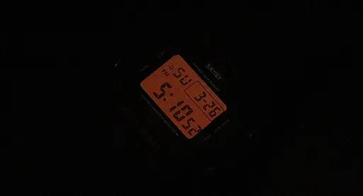 Мужские спортивные часы Skmei 1134 (Черные с оранжевым экраном) - фото 8