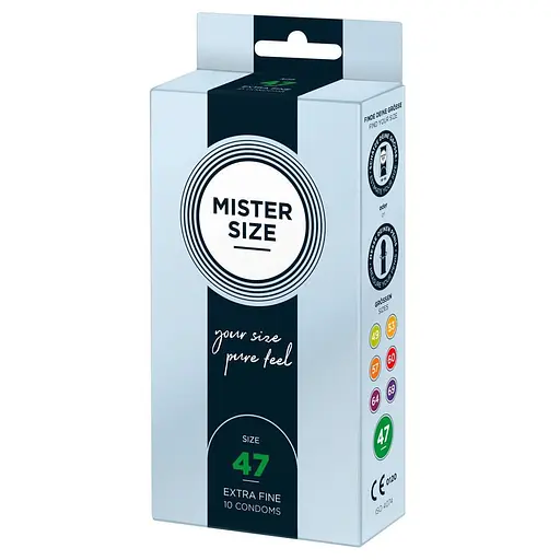 Презервативы Mister Size 47 прозрачный 10 шт.