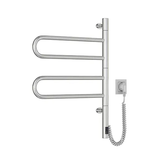 Электрический полотенцесушитель Navin Fouette 480x600 Sensor с таймером 00-044050-5080, Хром, Электронный - фото 1