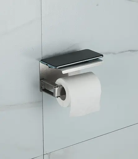 Держатель для туалетной бумаги Frap F30403 нержавеющая сталь Нержавеющая сталь - фото 2