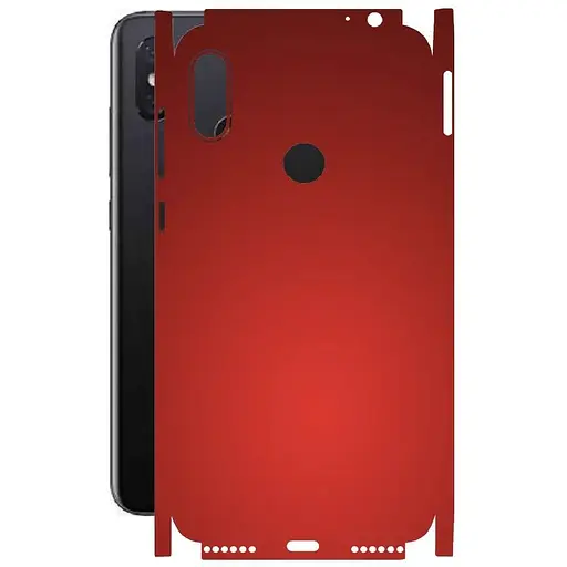 Захисна плівка StatusSKIN для Motorola One Power P30 Note Корпус Вініл червона матова - фото 1