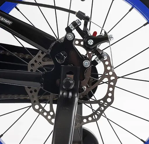 Велосипед 2-х колёсный 18" FL-18020 "Corso Falcon" стальная рама, дисковые тормоза, доп. колёса, звонок, собран на 85% (6800070180203) - фото 5