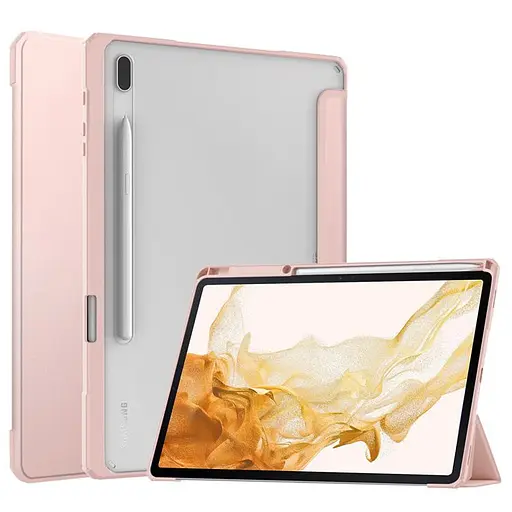 Чохол TPUCristal SlimTPU Spen holder Samsung Galaxy Tab S10 Fe 10.9 Світло-рожевий