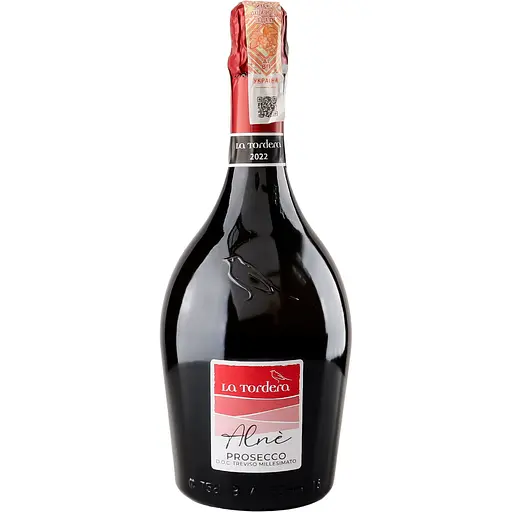 Игристое вино La Tordera Prosecco Treviso Alne Millesimato Spumante белое сухое экстракт 11.5% 0.75 л (1029) - фото 1