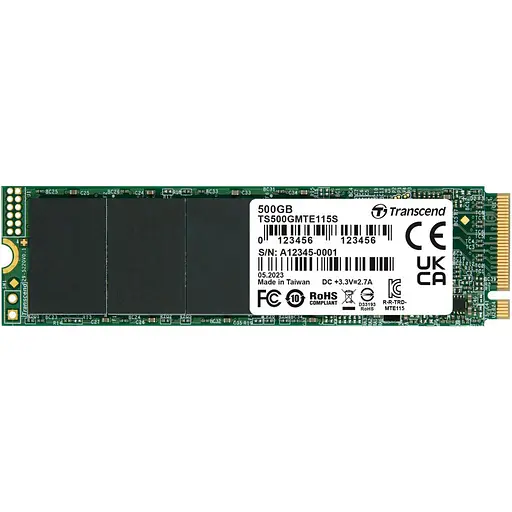 SSD накопичувач Transcend 115S 500GB (TS500GMTE115S) [155545] - фото 1