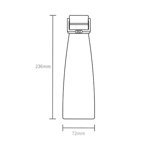 Термос Xiaomi Kiss Kiss Fish Vacuum Cup S-U47WS 475 мл Red/Pink - фото 2