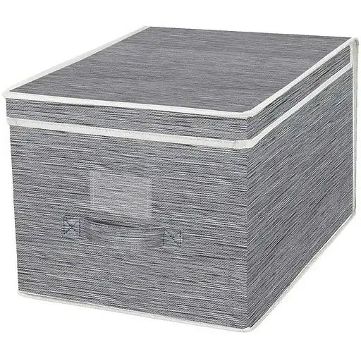 Короб складний з кришкою Handy Home, 40x30x25 см, сірий (ASH-01)