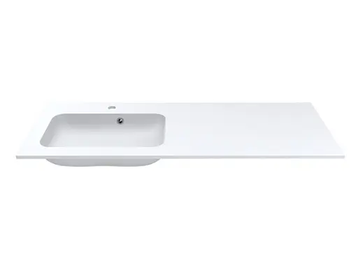 Умивальник Miraggio Della 1200 L matt 0000913, Білий матовий - фото 4
