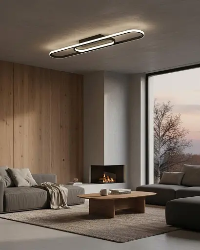 Люстра Goldlux 335197 Cordoba LED 1x26W 4000K 3900Lm IP20 черная - фото 2