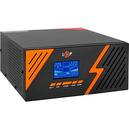 Источник бесперебойного питания (ИБП) LogicPower LPM-PSW-1500VA 12V + АКБ LPM-MG 12V - 200 Ah (29716) [110194] - фото 5
