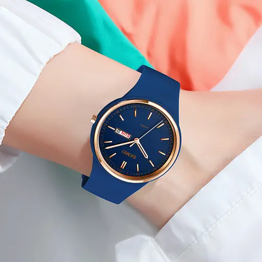 Наручний годинник жіночий 1747DKBU Dark Blue Skmei acs0030606 - фото 3