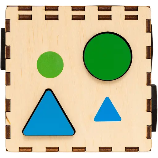 Кубик-сортер GoodPlay Кольорова фігурка (CUB-4-002) - фото 7