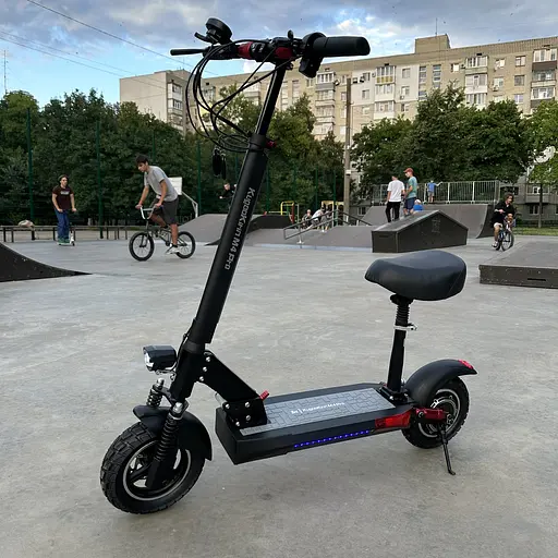 Электросамокат KUGOO Kirin M4 Pro 1000W 18Ah с сидением и усиленным аккумулятором и подсветкой - фото 11