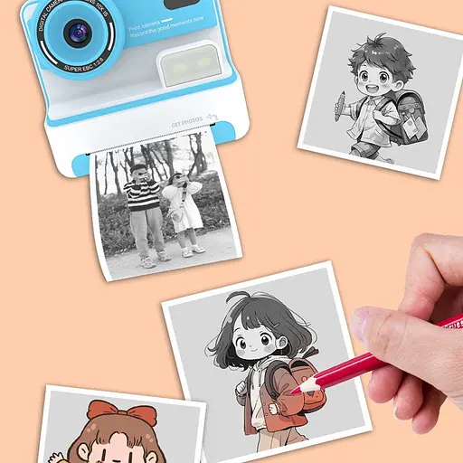 Детская фотокамера моментальной печати D101 - фото 3