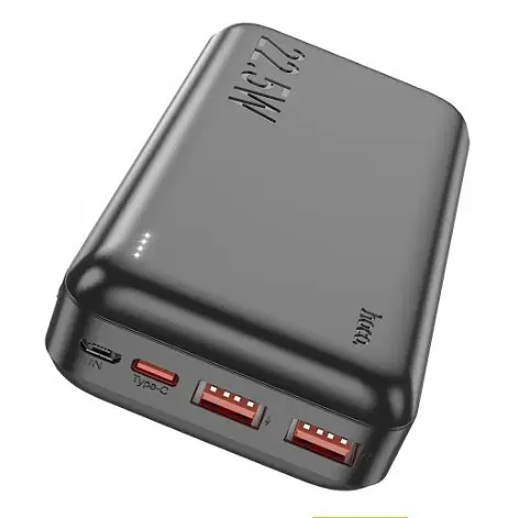 Внешний аккумулятор Power Bank Hoco J101A 20000 mAh 22.5W черный - фото 1