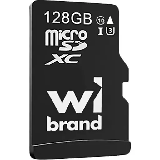 Карта памяти Wibrand microSDXC 128 Gb UHS-1 U3 (WICDHU3/128GB) - фото 1