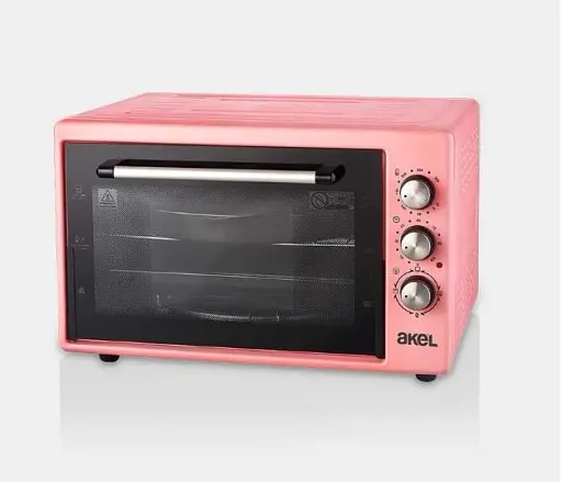 Духовка настольная Akel 45л AF930LF_rose - фото 1