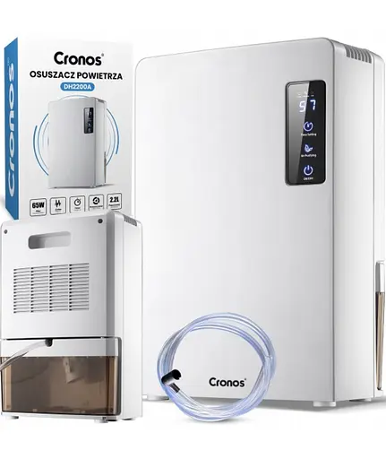 Осушувач очисник 2в1 повітря Cronos DH2200A 2.2L White - фото 4