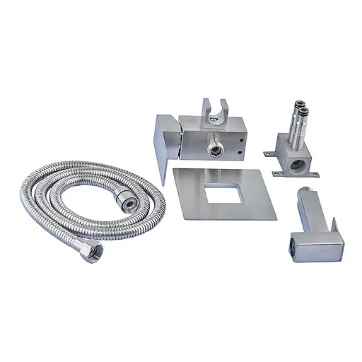 Гігієнічний душ прихованого монтажу Mixxus KUB-333 MI6039, Нержавіюча сталь - фото 2