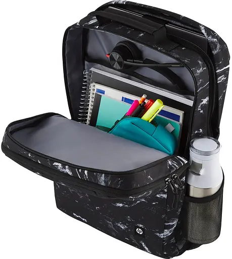 Рюкзак HP для ноутбука Campus XL 16.1" полиэстер черно-белый - фото 8