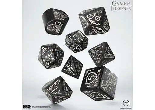 Набір кубиків Game of Thrones. Night's Watch Dice Set , 7 шт. (GOT/00190166/2025/5/A) - фото 2