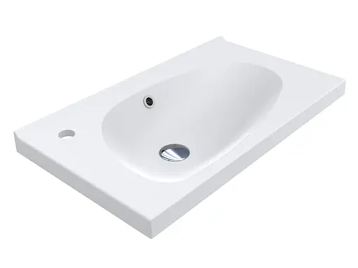 Умивальник Miraggio Titania mirasoft 0001121, Білий матовий - фото 2