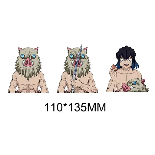 Голографічна наклейка Клинок, що розсікає демонів Kimetsu no Yaiba hs 2 - фото 1