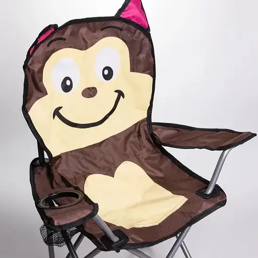 Детское кресло Lugi SJ-0065BR туристическое складное 34х58х65 см коричневое - фото 6