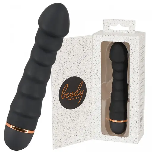 Вібратор You2Toys Bendy Ripple 16.5 см чорний - фото 5