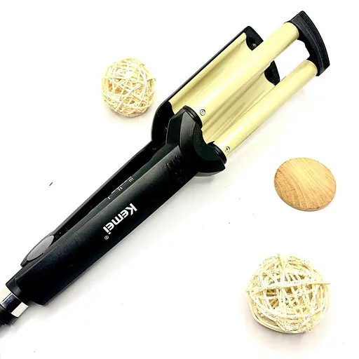 Потрійна плойка Kemei Km-2022 Щипці - фото 6